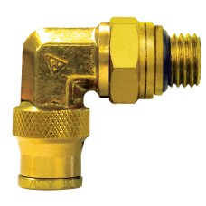 Metric Tube to Male Pipe Thread - 90º Swivel Elbow